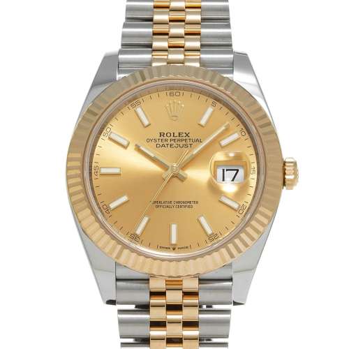 Datejust 41 126333 Champagne men's watch