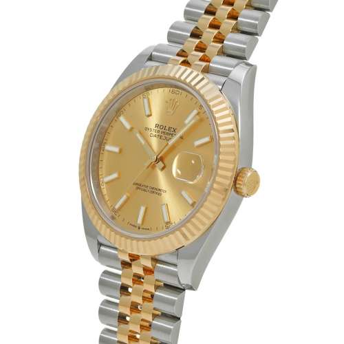 Datejust 41 126333 Champagne men's watch