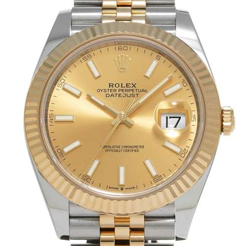 Datejust 41 126333 Champagne men's watch