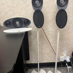 KEF HTC3001SE 中置+2隻座地蛋仔