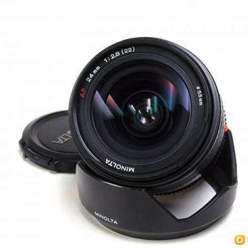 Minolta AF 24mm 1:2.8 (22) Auto Focus Lens for Sony or A7