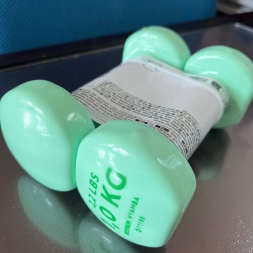 DECATHLON  1 kg鍛鍊啞鈴兩入