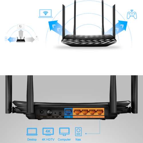 AC1200 MU-MIMOGigabit&nbsp;WiFi Router - Archer C6 (V2)