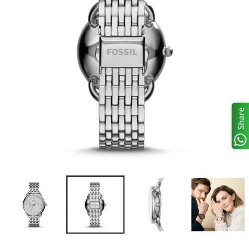 Fossil stainless steel watch 鋼錶