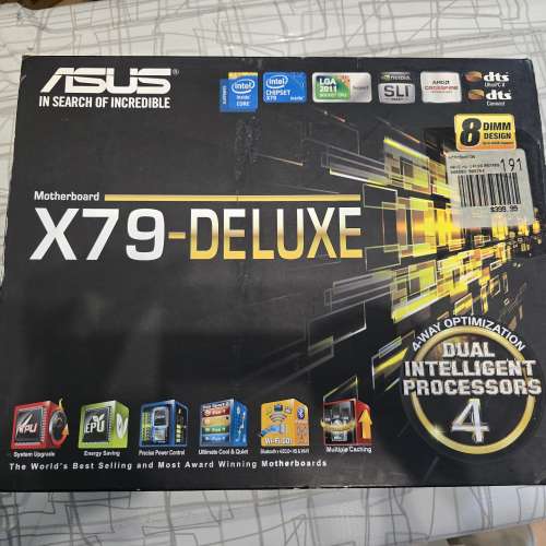 ASUS X79-DELUXE + Intel Core i7-4930k + 16GB DDR3-1600
