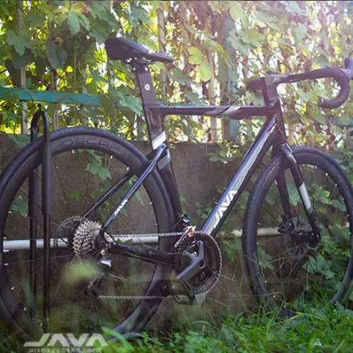 2025 JAVA AURIGA R9 22速 桶軸油剎鋁合金公路車 送水架前後蛙燈