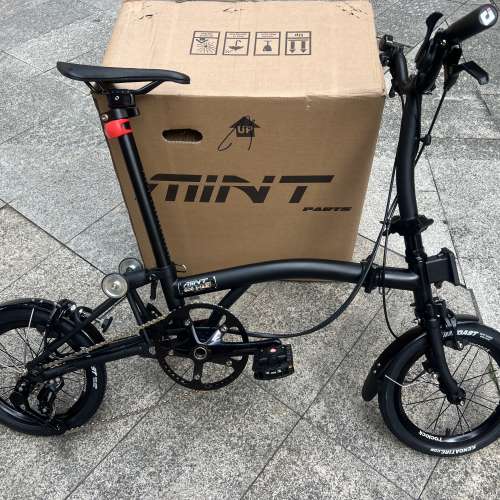 最新版本 MINT BOB 3  14吋 3速鉻鉬鋼車架 小布式折叠車