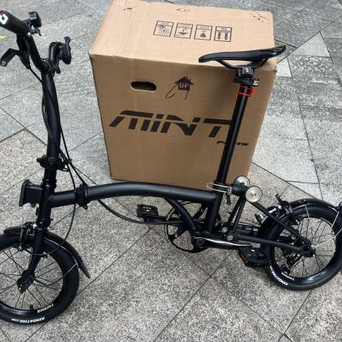 最新版本 MINT BOB 3  14吋 3速鉻鉬鋼車架 小布式折叠車