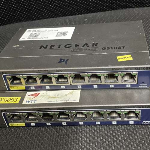 $200/2 PC，Netgear Prosafe 8-Ports Gigabit Smart Switch GS108Tv2