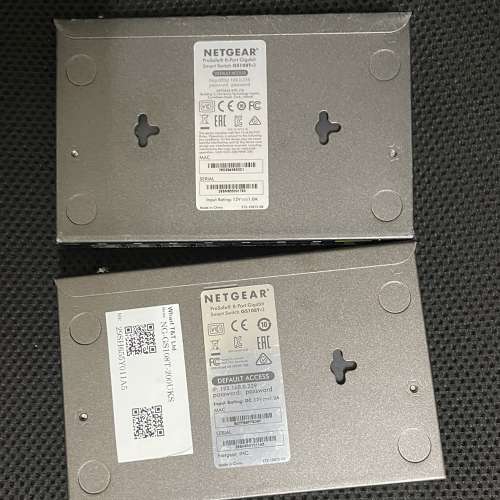 $200/2 PC，Netgear Prosafe 8-Ports Gigabit Smart Switch GS108Tv2