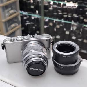 OLYMPUS E-PL3 + 14-42MM + M42 MOUNT + PK MOUNT 一义一電