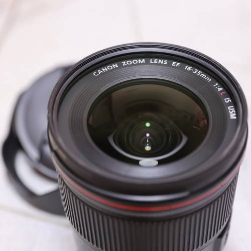 新淨 Canon EF 16-35mm f/4L IS USM 連Protector+CLP ( 1635 f4 )