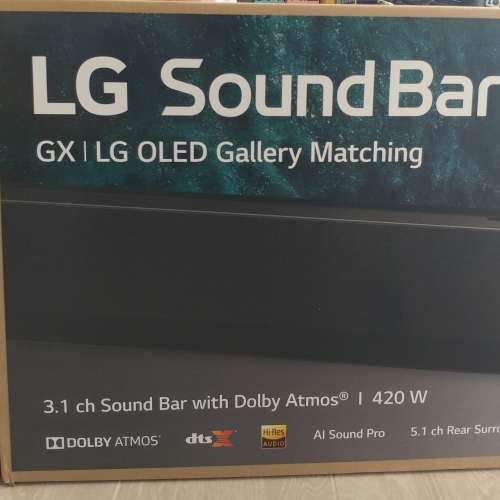 出售全新LG GX sound bar