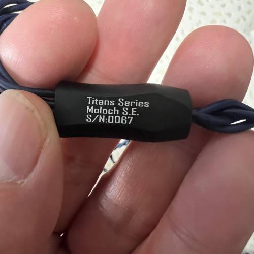 限量版pw audio Titans Series Moloch SE 4.4頭 2pin 0.78耳機升級線