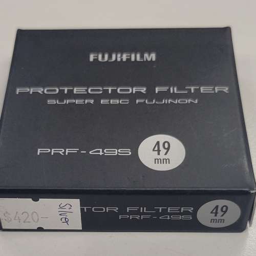 全新 Fujifilm 49mm Super EBC Protector Filter - Sliver (PRF-49 富士 原廠 銀色...