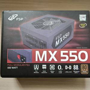 （100%NEW）FSP 全漢  MX550 全模組 Fully-Modular 80PLUS銅牌 550W 5年保養