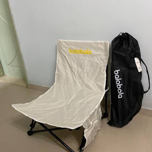 Balabala 戶外沙灘露營兒童折疊椅 |休閒海灘輕便攜帶坐椅沙灘