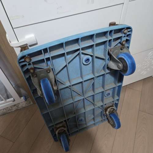 新淨全正常 四輪板車手推車手拉車 萬向輪 定向輪 合金 塑膠 可摺合 折疊 搬屋神器 ...