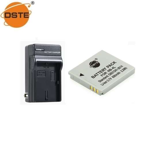 DSTE NB-4L Lithium-Ion Battery With Charger 代用鋰電池連充電機 (3.7V, 600mAh)