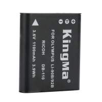 KINGMA Olympus LI-90B / LI-92B / Ricoh DB-110 Lithium Battery Pack 代用鋰電池...