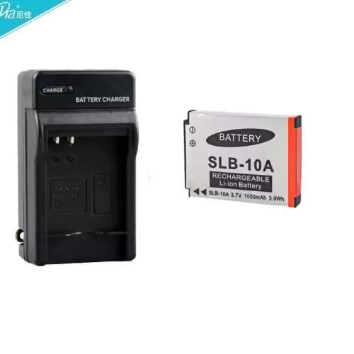 NIJIA SLB-10A Lithium-Ion Battery With Charger 代用鋰電池連充電機 (For SAMSUNG)