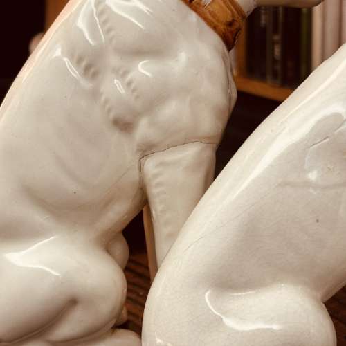 Nipper RCA Victor dog(次品，腳裂，已痴番好），－隻約16cm高，另外2隻約13cm高，...