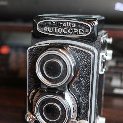 雙鏡菲林相機 Minolta autocord