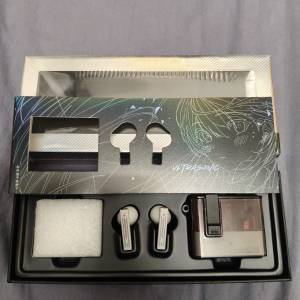 水月雨超声波Ultrasonic圈铁混合藍牙耳機，送清泉清水耳膠