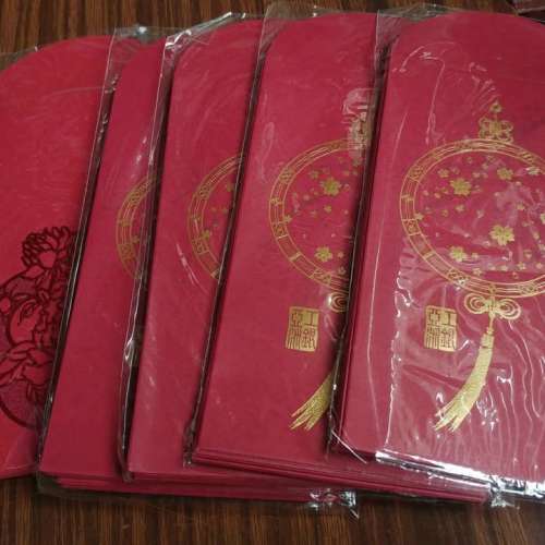 利是封：如意吉祥（40个），花开富贵（10个）