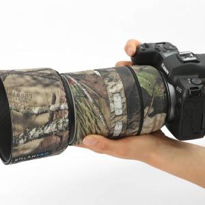 Lens Coat Green Jungle Camo Rain Cover For Canon RF 70-200mm F2.8 L IS USM 防...