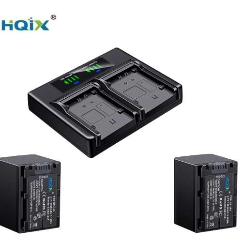 HQIX NP-180 Lithium-Ion Battery Pack With LCD Display USB-C Dual Charger 電池...