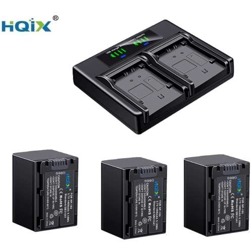 HQIX NP-180 Lithium-Ion Battery Pack With LCD Display USB-C Dual Charger 電池...