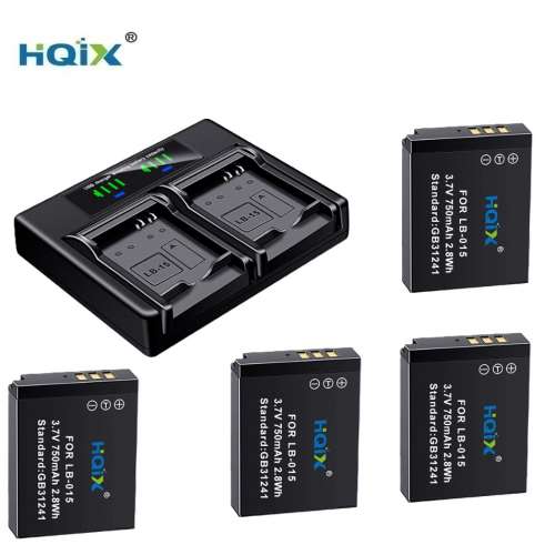 HQIX Kodak LB-015 Lithium-Ion Battery Pack With LCD Display USB-C Dual Charger
