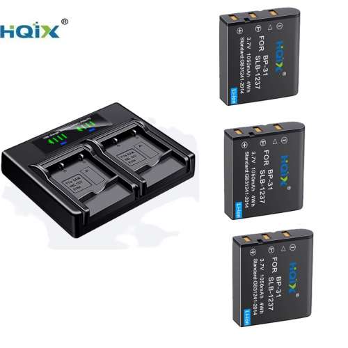 Sigma BP-31 / Samsung SLB-1237 / Epson EU-94 Lithium-Ion Battery With Charger