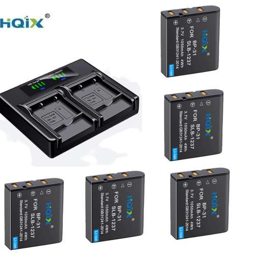 Sigma BP-31 / Samsung SLB-1237 / Epson EU-94 Lithium-Ion Battery With Charger