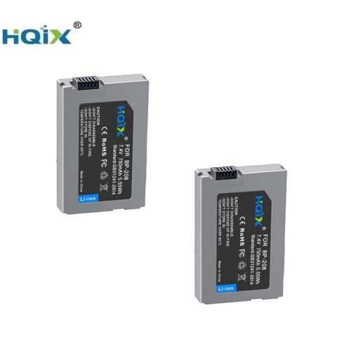 HQIX CANON BP-208 Lithium Battery Pack With LCD Diaplay USB Charger 代用鋰電池...