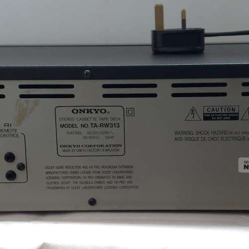 ONKYO安橋雙卡式錄音機