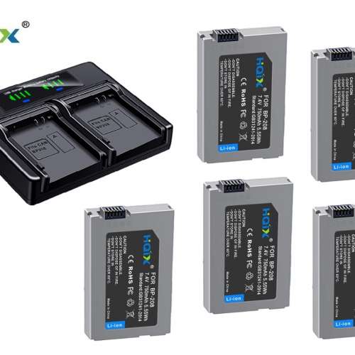 BP-208 Lithium Battery Pack With LCD Display USB-C Dual Charger 代用鋰電池連充...