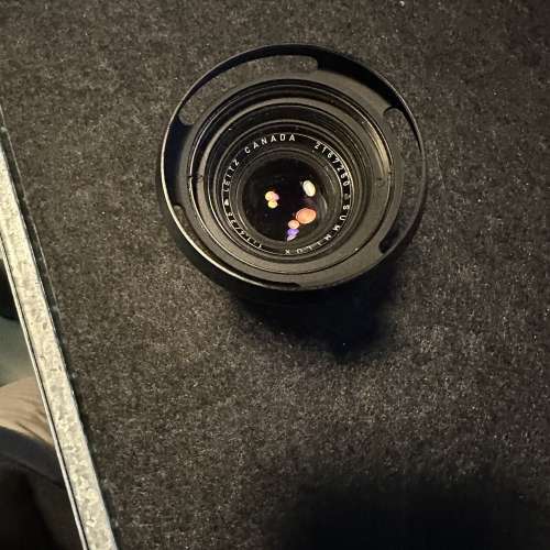 leica 35 1.4 pre a (black paint brass infinity lock)