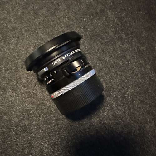 leica 35 1.4 pre a (black paint brass infinity lock)