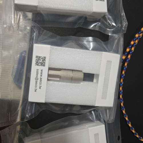 Aeco 4 針 xlr公 鍍銠  全新
