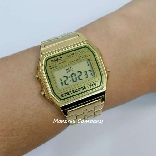 Casio-卡西歐 CASIO Vintage A158 A158WEGV A158WEGV-9 A158WEGV-9A 手錶 錶 手表 ...
