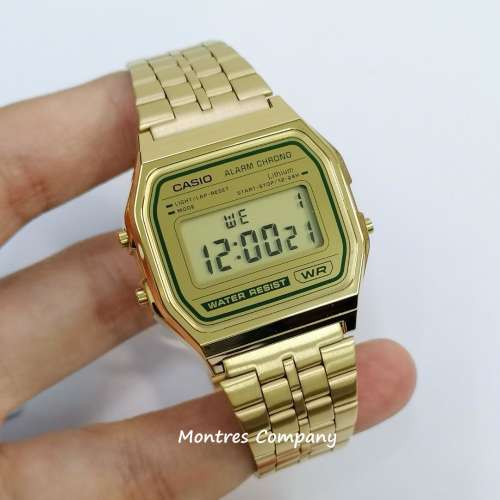 Casio-卡西歐 CASIO Vintage A158 A158WEGV A158WEGV-9 A158WEGV-9A 手錶 錶 手表 ...
