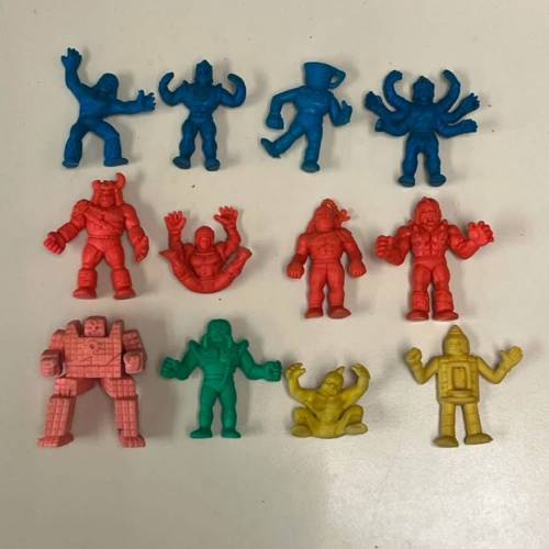 中古 筋肉人 扭蛋 膠公仔 Kinnikuman figure capsule