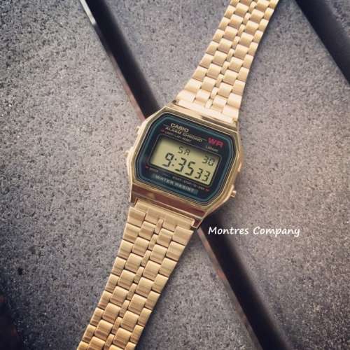 Montres Company 香港註冊公司(32年老店) 卡西歐 CASIO 不鏽鋼 A159 A159WGEA A159...