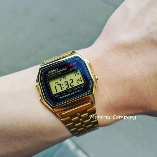 Montres Company 香港註冊公司(32年老店) 卡西歐 CASIO 不鏽鋼 A159 A159WGEA A159...