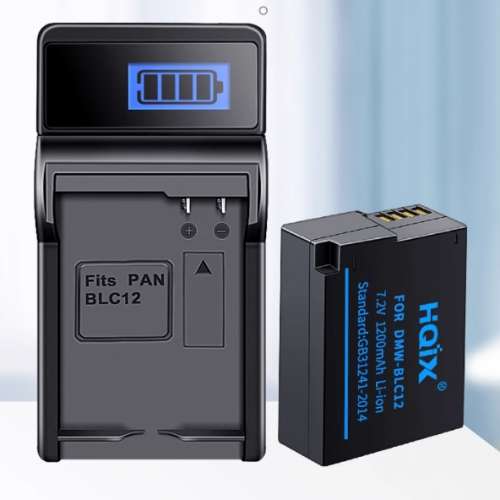 HQIX Panasonic DMW-BLC12 / Leica BP-DC12 / Sigma BP-51 Fully Decoded Lithium-Ion