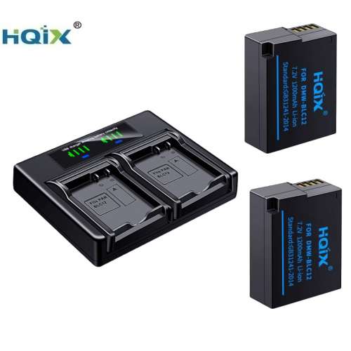 HQIX Panasonic DMW-BLC12 / Leica BP-DC12 / Sigma BP-51 Fully Decoded Lithium-Ion