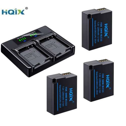 HQIX Panasonic DMW-BLC12 / Leica BP-DC12 / Sigma BP-51 Fully Decoded Lithium-Ion