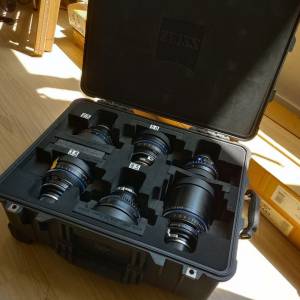 蔡司Compact Prime電影鏡Full Set 齊晒PL & EF Mount (額外Mount全部全新買) 同埋專...